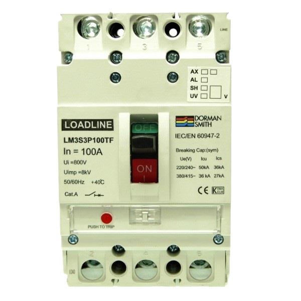 کلید اتوماتیک 100 آمپر دورمن اسمیت مدل LM3S3P100TF